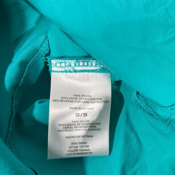 Women's Habit Short Sleeve Button Up Outdoor Fishing Shirt, Small, SPF 30+ - Picture 6 of 6